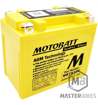 Motobatt - Bateria Quadflex AGM (MBTX12U)