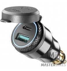 Interphone - Adaptador DIN 2 USB Socket (Mechero)